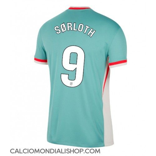 Maglie da calcio Atletico Madrid Alexander Sorloth #9 Seconda Maglia 2024-25 Manica Corta